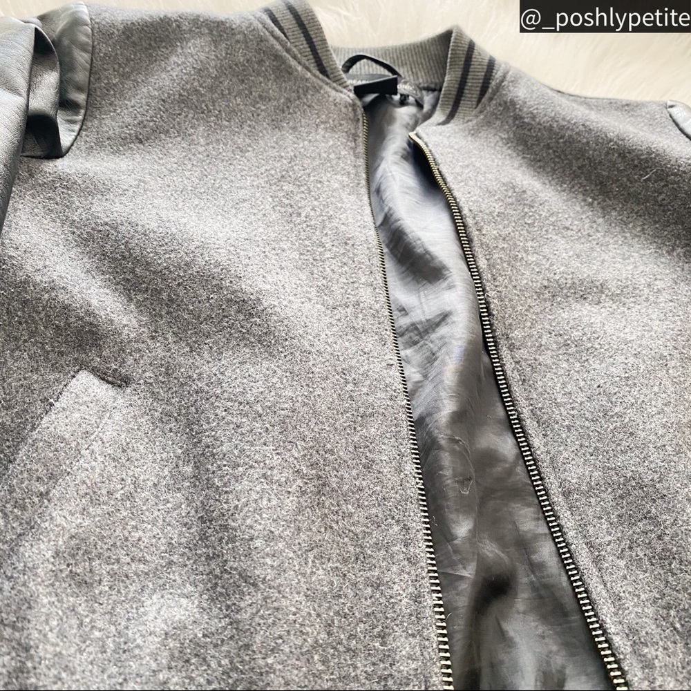 Treasure Bond Boys faux leather bomber jacket 7/8 - Picture 8 of 12